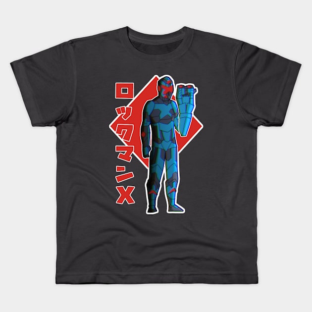 Megaman x Kids T-Shirt by Atzon